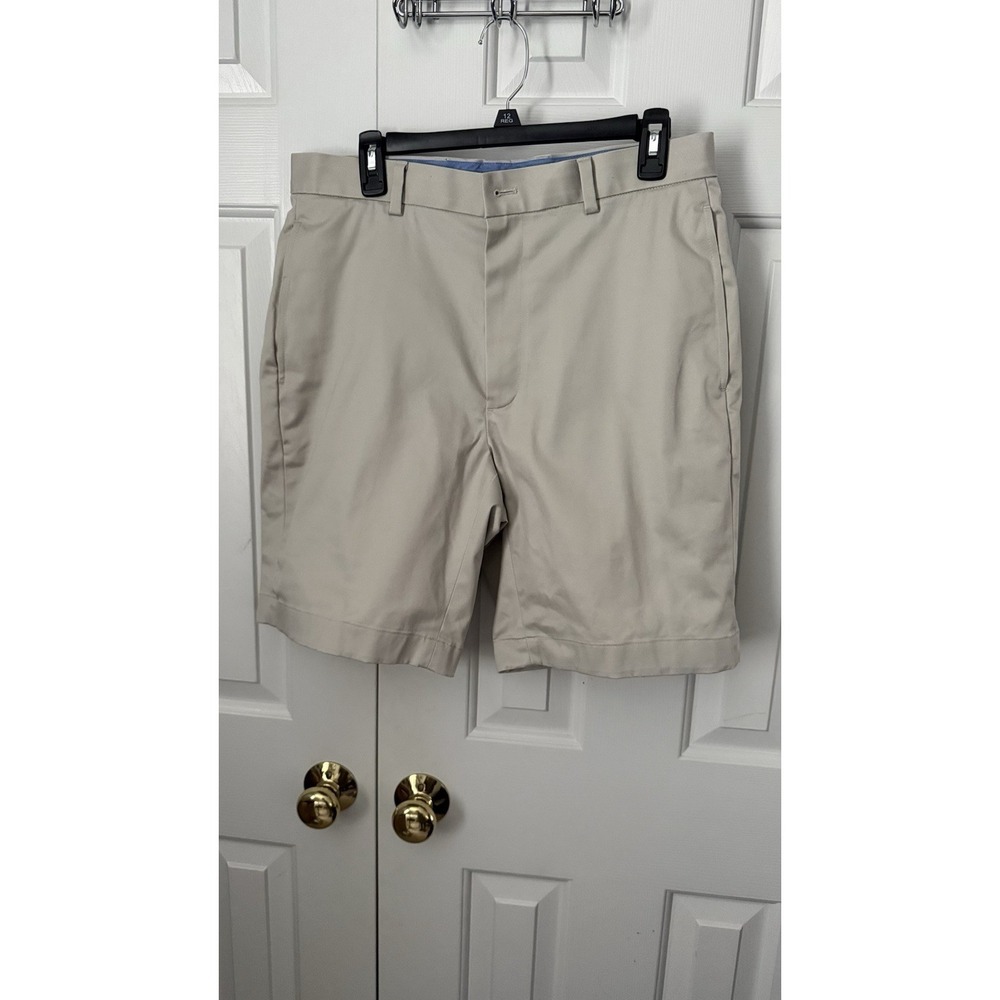 Brooks‎ Brothers Men's Casual Chino Lt Wt Cotton Shorts Size 33,9 Inch Inseam